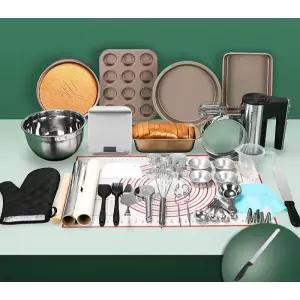 홈베이킹 도구 세트 초보자용 케이크 베이커리 재료 소형 오븐용