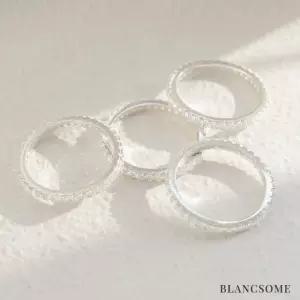 925실버 지르코니아 큐빅 이터니티 테니스반지 순은 가드링