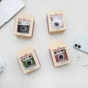 트루커버 레트로 카메라 에어팟 케이스 키링 세트 프로 2 3 4세대