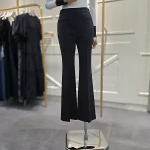 [에고이스트]입술 포켓 슬림 부츠컷 팬츠 EQ4WP061BK_CA