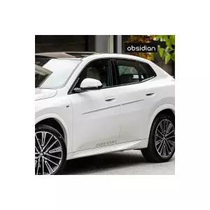 BMW iX2 부착형 도어가드 화이트 롱버전 1대분 순정품같은 피팅감 2113934 옵시디언 J