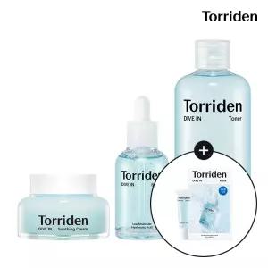 [SET] 토리든 다이브인 세럼 50ml+토너 +수딩크림 100ml (+다이브인 마스크 1매+세럼 10ml)