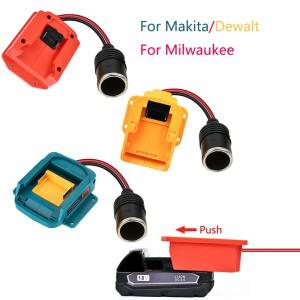 마키타 호환/디월트 호환/밀워키 호환 18V 배터리 시거잭 인터페이스 어댑터용 12V로 강압 변환기 RC카 DIY