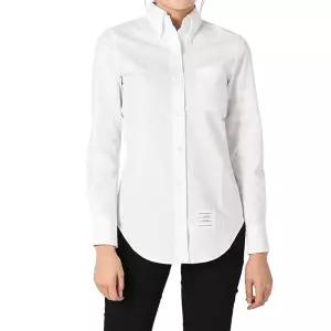 사선 클래식 옥스포드 셔츠 화이트 FLL005A 06496 100