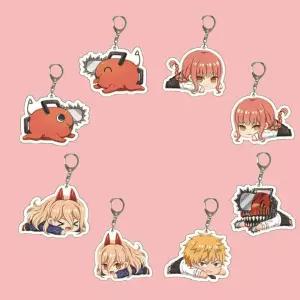 체인소맨굿즈 포치타 덴지 마키마 아크릴키체인 귀여운선물