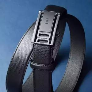 닥스 닥스 DBBE5E834BK 25SSDD Symbol 블랙 트윌 엠보 남성 소가죽 자동벨트