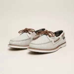 MALBON X SPERRY 모카신 보트슈즈 IVORY  MAN)