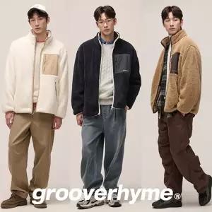 [그루브라임] 남성 본딩 플리스 하이넥 점퍼 1종