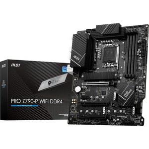 MSI PRO Z790-P WiFi DDR4 Pro시리즈 마더보드(12/13/14세대 인텔 프로세서, LGA 1700, DDR4, PCIe 5.0, M.2, 2.5Gbps LAN, USB 3.2 Gen2, HDMI/DP, Wi-Fi 6E, Bluetooth 5.3, ATX 지원)