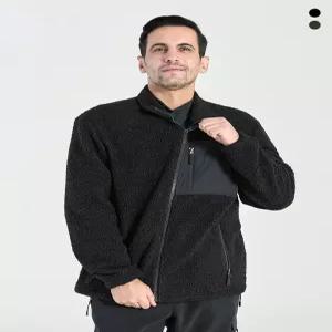 [마운틴벨리][신상초특가] 컴포트 헤비 압축 부클 430g 뽀글이 배색 집업 아우터 MVJ5477