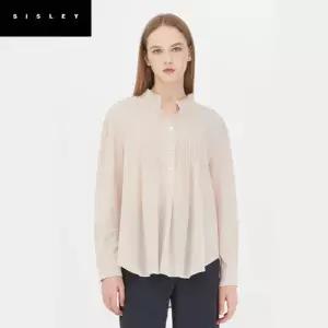 [시슬리]버블 주름 핀턱 블라우스_SAWS05341
