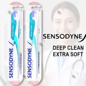 센소다인 딥클린 칫솔 초미세모 12개입 색상2종