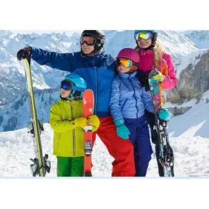 아동스키웨어 [해외] 스노우보드복 2024 아동 스키바지 아웃도어 일체형 멜빵스키 복장 보온면 방풍방수 스