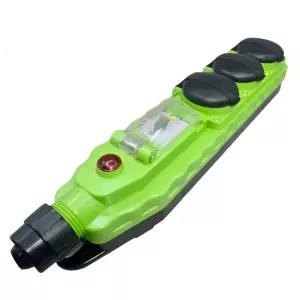 3구 누전차단기 콘센트 방우형 산업용 ELB 20A 내장형 멀티탭