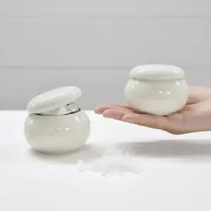 손안에 복 미니 항아리 도자기 소금단지 현관 신발장 풍수 인테리어 공예 소품 개업 이사 선물용