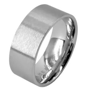 라이온하트 반지 반지 LH-1 와이드 스트레이트 링 서지컬 스테인리스 (금속 알레르기 대응) 남성(파우치포