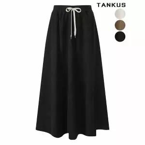 [하프클럽/탱커스]여성 스판 골덴 포켓 스커트