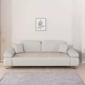 상일리베 소마 4인용 PU 실리콘가죽 황토볼 온열 온도조절 흙소파