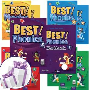 베스트 파닉스 Best Phonics 1-5 (SB+WB) 2권세트