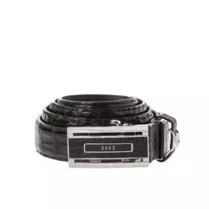 닥스 ACC 쇼핑백동봉 블랙 프리미엄 악어가죽 DAKS 로고 자동벨트 DBBE3F703
