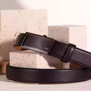 닥스 ACC 선물포장쇼핑백동봉 블랙 프리미엄 수입 소가죽 자동벨트 DBBE5F375