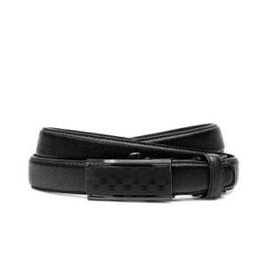 닥스 ACC 선물포장쇼핑백동봉블랙 가죽 버클 로고 패턴 자동벨트 DBBE3E711BK