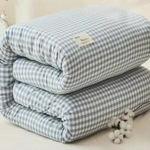 목화솜요 면화이불솜 이불커버세트 격자 누빔 목화요 커버 인용