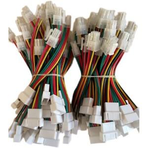 Whatsminer M30S 케이블 4핀-6핀 PCI-Express PCIE 비디오 카드 전원 팬 변환기 어댑터 와이어