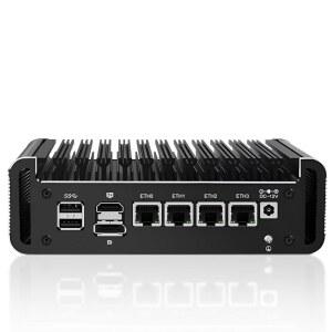 솔리드 방화벽 인더스트리얼 미니 PC N150 4C/4T DDR5 2xNVMe 4xi226-V 2.5G 팬리스 소프트 라우터 Proxmox 호스트 서버