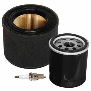 하이프롬 에어 필터 프리 클리너 콤보 오일 스파크 플러그 키트 교체 가와사키 FJ180V 11029-0019 11029-0032 잔디 깎는 기계