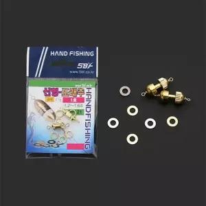 [하프클럽/]핸드피싱 신형 도래추 HD-121 민물 봉돌/편납/민물채비