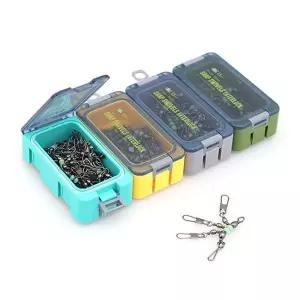 [하프클럽/]일루어 원터치 야광 트리플 스냅 도래 벌크 미니 태클박스 쭈꾸