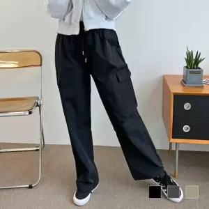 고품질 허리밴딩 배기 면바지 면 빅사이즈 배기팬츠 신상 (WFJ46KG)