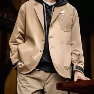 남성 세미 정장 블랙 수트 재킷 양복 여름슈트 남미정장