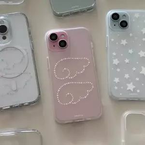 인스 스타일 귀여운 별 천사 날개 폰 케이스 아이폰 호환 17 16 15 14 13 12 11 프로 맥스 16E 미니 XR XS