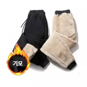 조거팬츠 트레이닝팬츠 융털안감 밴딩 ISTTP38 트레이닝복하의 겨울레깅스 (WFK2CZM)