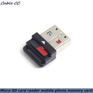 휴대용 USB 2.0 마이크로 SDXC SD TF 카드 리더기 어댑터 MicroSD 최대 32GB 메모리