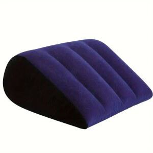 PVC 무리 실리콘 베개 블루 + 블랙 풍선 삼각형 실린더 쿠션 웨지 소프트
