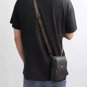 여성 소가죽 미니 크로스백 휴대용 핸드폰 가방 손가락형 (WFJ64UO)