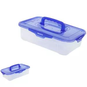 뮤 사각 플라스틱 손잡이김치통 1P 반찬통 대용량 밀폐용기 3.1L 대형