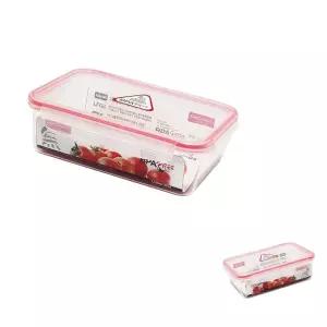 뮤 1P 직사각 플라스틱 반찬 밀폐용기 대용량 1.1L 대형김치통