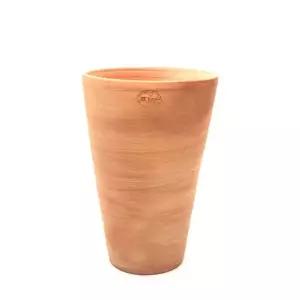 이탈리아 토분 빈티지 마블링 로즈분(꼬깔) R25 25x37cm (WFJ6TGZ)