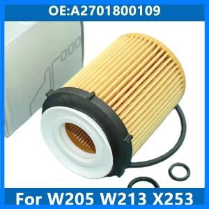 1/6/10PCS 자동차 오일 필터 A2701800109 메르세데스 벤츠 W176 W246 W205 W213 A180 B200 C200 E300 CLA G