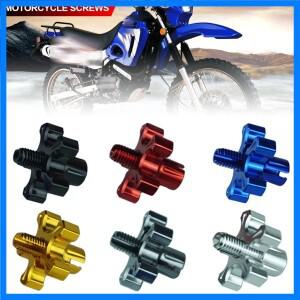 CNC 알루미늄 오토바이 브레이크 클러치 레버 케이블 와이어 조절기 나사 범용 오토바이 ATV UTV 스포츠 자