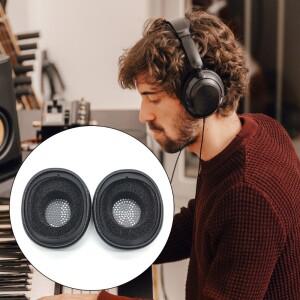 [호환품]Jabra Evolve2 30 SE MS UC 헤드폰용 이어 패드 교체용 가죽 스폰지 커버 귀마개 쿠션 듀얼