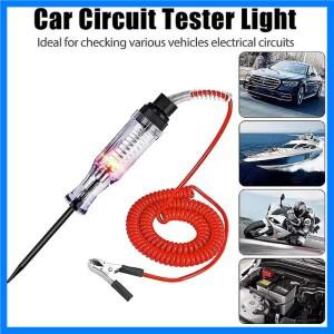 디지털 자동차 트럭 전압 테스터 DC 전압 프로브 펜 라이트 자동차 진단 도구 배터리 검사기