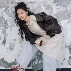 매장정품 JIGOTT 지고트 페이크 레더 글로시 집업 재킷GRAA3LTR11 793294