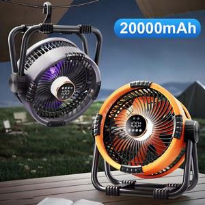 조명 원격 제어 20000MAH 텐트 야외 충전식 매달려 에어컨과 캠핑 천장