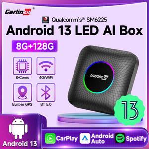 안드 13 CARLINKIT CARPLAY 무선 QUALCOMM AI 박스 NETFLIX YOUTUBE FOTA 업그레이드 TV 자동 스마트 BOX SM6225