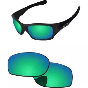 9042769 남자 안경 용품 악세사리 소품 비편광 교환 렌즈 For Oakley Pit Bull OO9127 62mm 그린